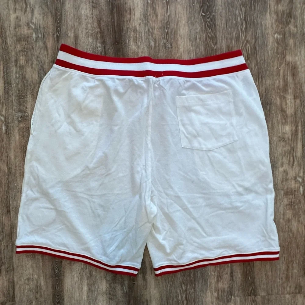 Polo Ralph Lauren Japan Shorts Mens White Sz‎ Large Red Logo Drawstring